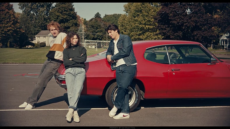 JJM - Anna Mirodin Chase Vacnin and Ben Heineman wait for bus